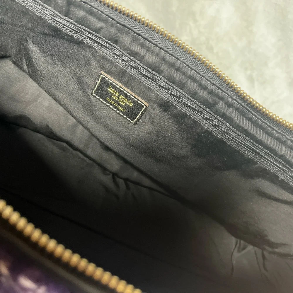 Kate Spade Purple and Black Tweed Shoulder Bag - Picture 5 of 7